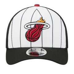 Miami Heat 2025 NBA Tip Off M-Crown A-Frame 9FORTY Adjustable Hat White/Black
