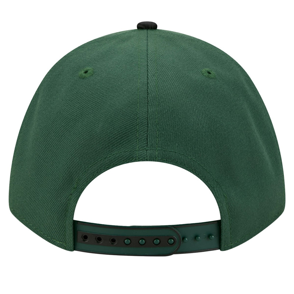 Milwaukee Bucks 2025 NBA Tip Off M-Crown A-Frame 9FORTY Adjustable Hat White/Hunter Green