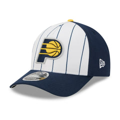 Indiana Pacers 2025 NBA Tip Off M-Crown A-Frame 9FORTY Adjustable Hat White/Navy
