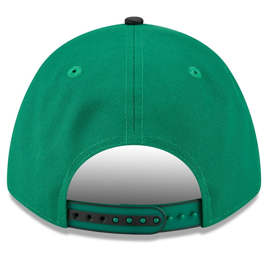 Boston Celtics 2025 NBA Tip Off M-Crown A-Frame 9FORTY Adjustable Hat White/Kelly Green