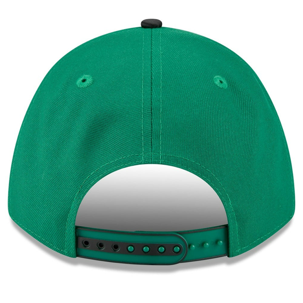 Boston Celtics 2025 NBA Tip Off M-Crown A-Frame 9FORTY Adjustable Hat White/Kelly Green