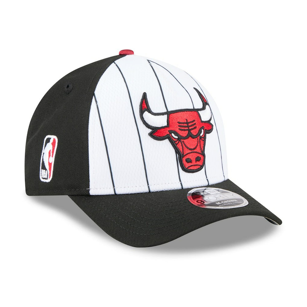 Chicago Bulls 2025 NBA Tip Off M-Crown A-Frame 9FORTY Adjustable Hat White/Black