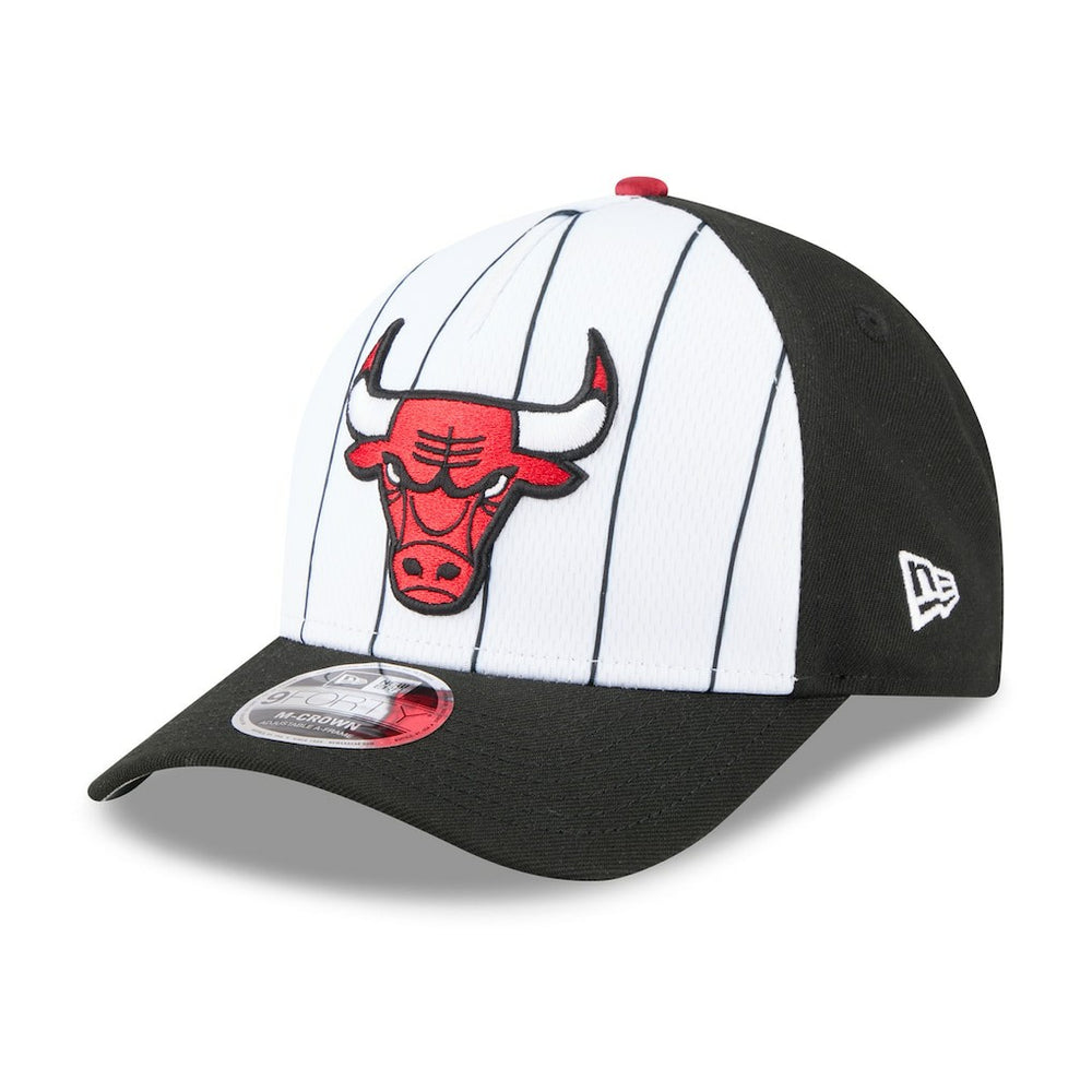 Chicago Bulls 2025 NBA Tip Off M-Crown A-Frame 9FORTY Adjustable Hat White/Black