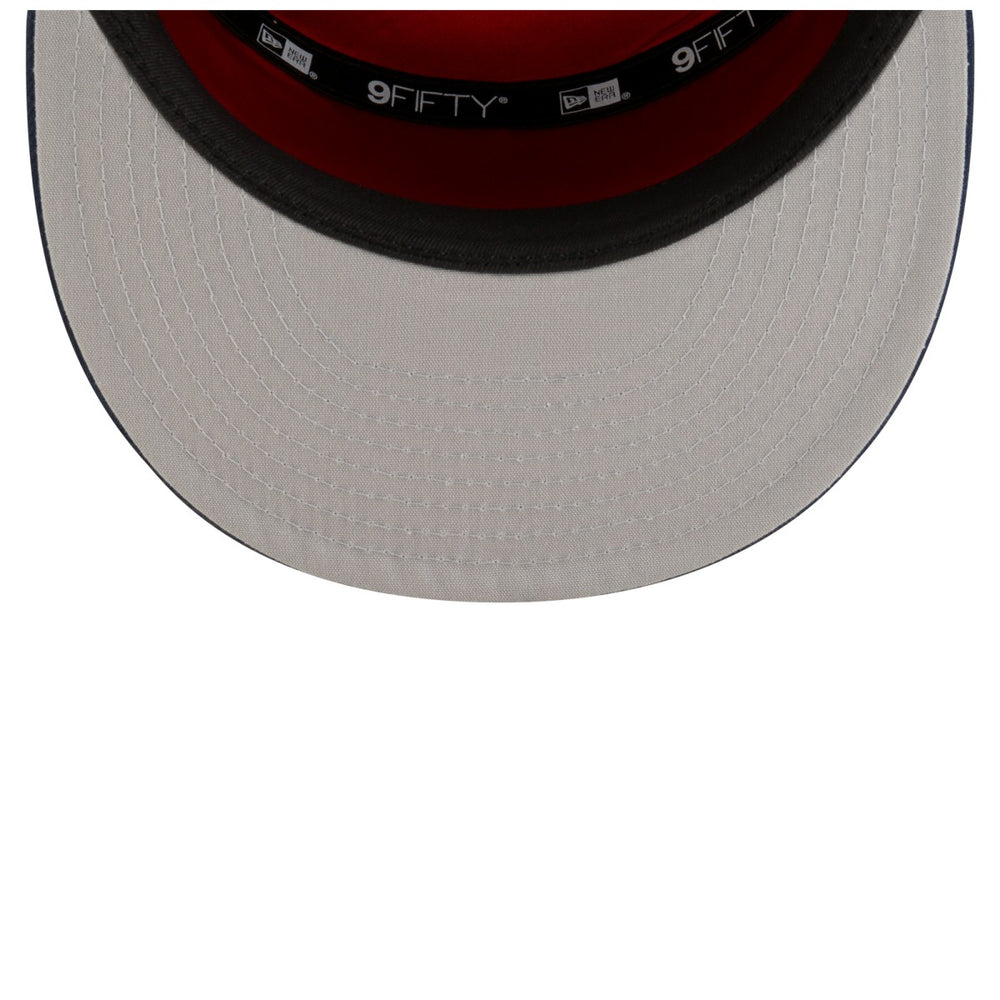 Washington Wizards 2025 NBA Tip Off Split Panel 9FIFTY Snapback Hat White/Navy