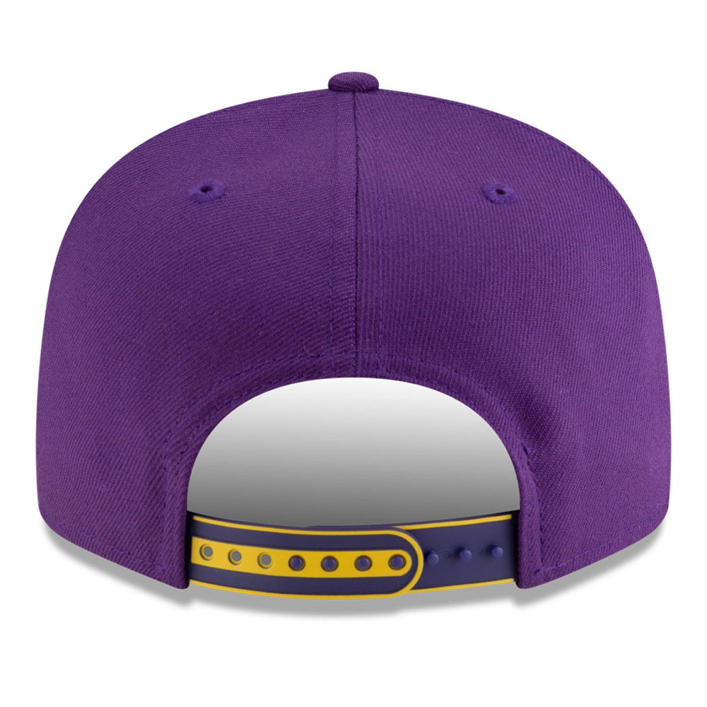Los Angeles Lakers 2025 NBA Tip Off Split Panel 9FIFTY Snapback Hat White/Purple
