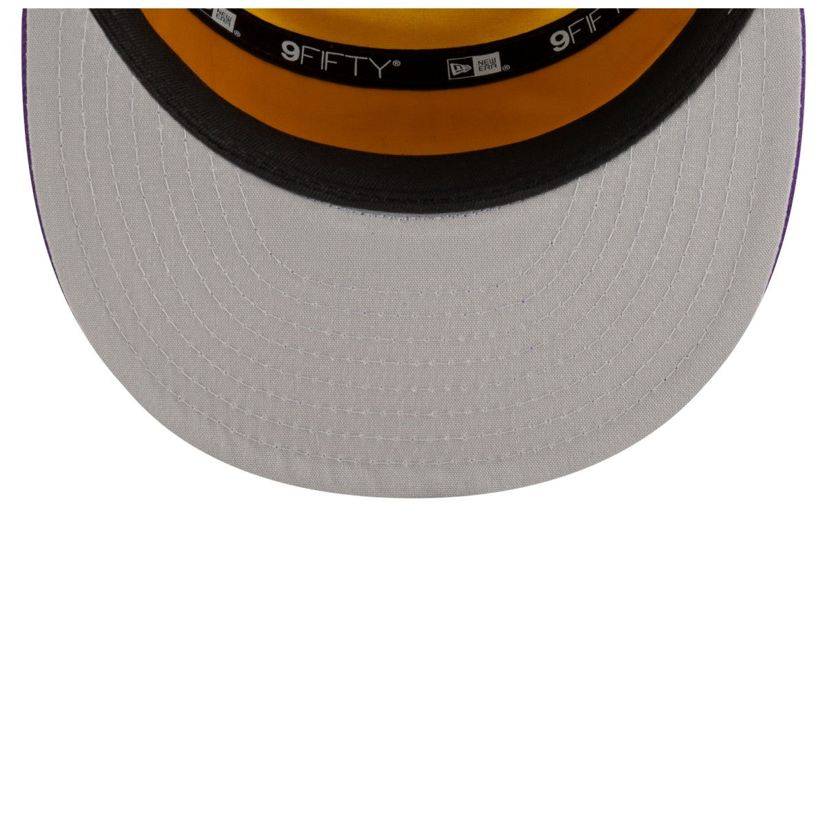 Los Angeles Lakers 2025 NBA Tip Off Split Panel 9FIFTY Snapback Hat White/Purple