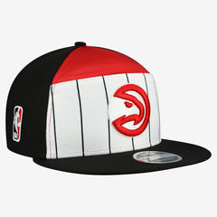 Atlanta Hawks 2025 NBA Tip Off Split Panel 9FIFTY Snapback Hat White/Red