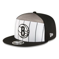Brooklyn Nets 2025 NBA Tip Off Split Panel 9FIFTY Snapback Hat White/Black
