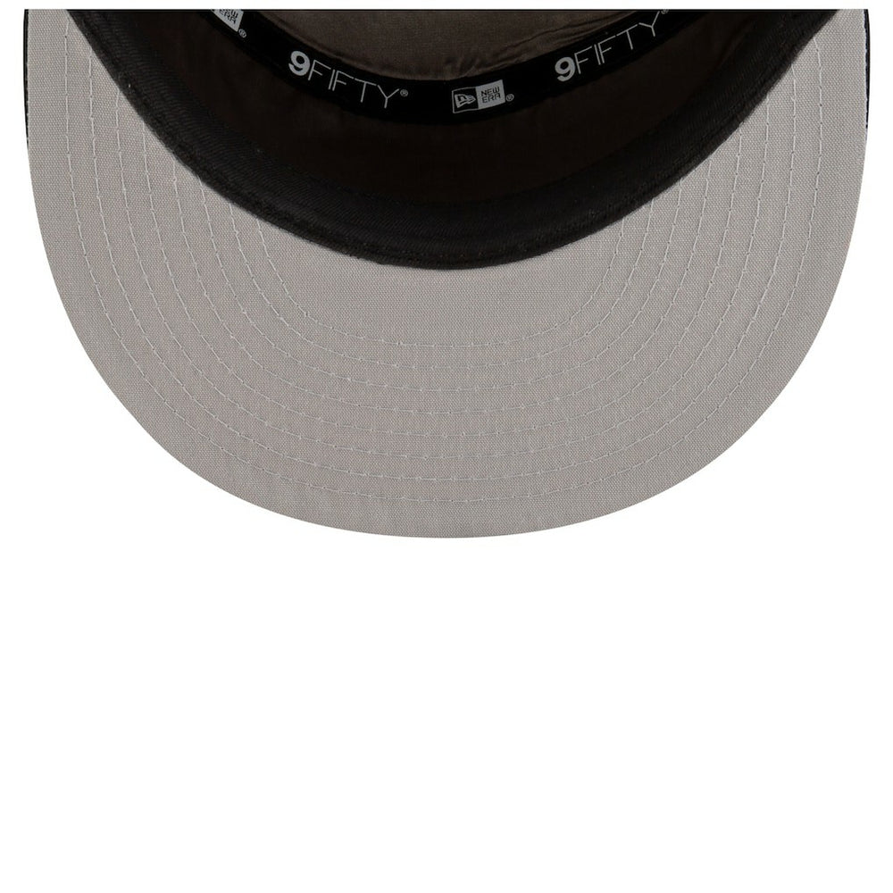 Brooklyn Nets 2025 NBA Tip Off Split Panel 9FIFTY Snapback Hat White/Black