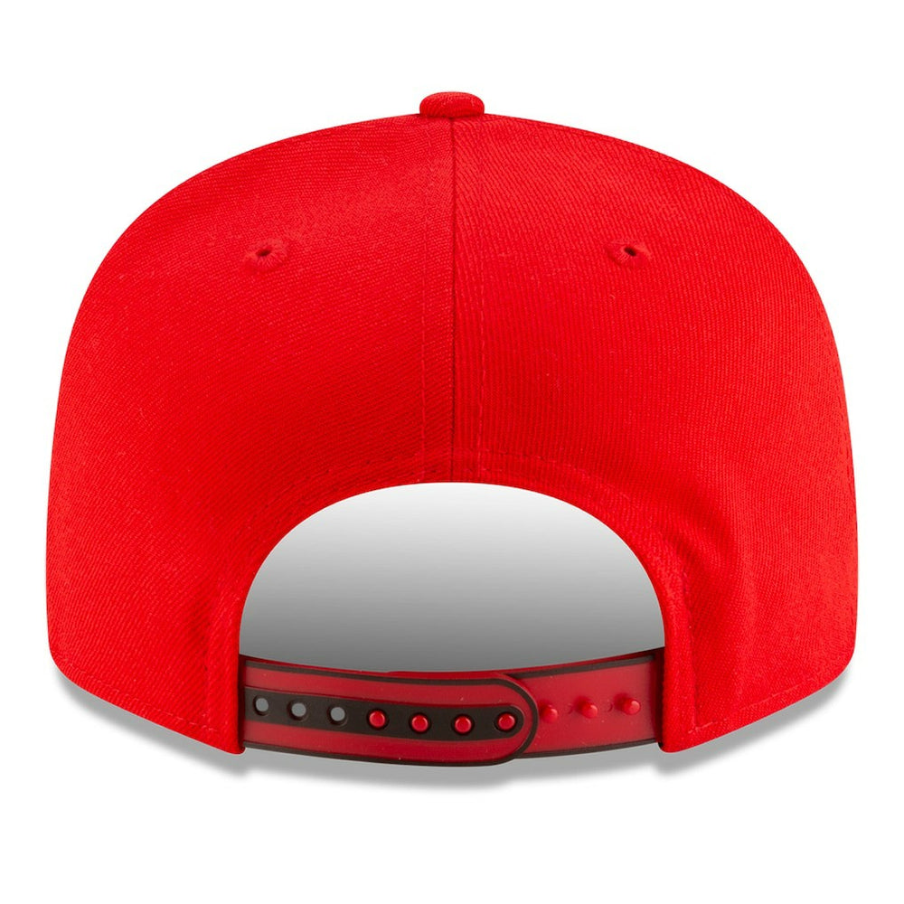 Houston Rockets 2025 NBA Tip Off Split Panel 9FIFTY Snapback Hat White/Red