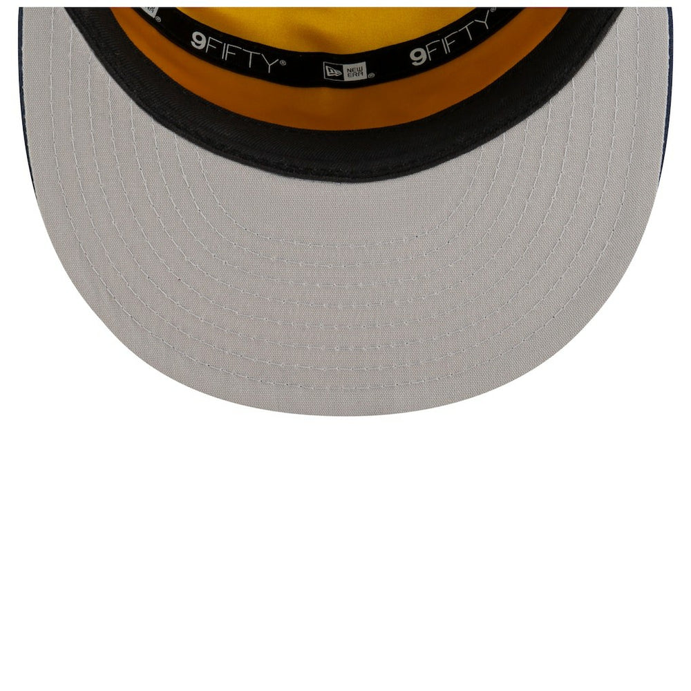 Indiana Pacers 2025 NBA Tip Off Split Panel 9FIFTY Snapback Hat White/Navy