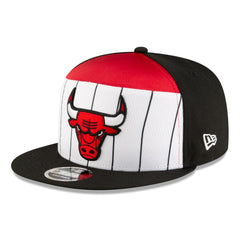 Chicago Bulls 2025 NBA Tip Off Split Panel 9FIFTY Snapback Hat White/Black