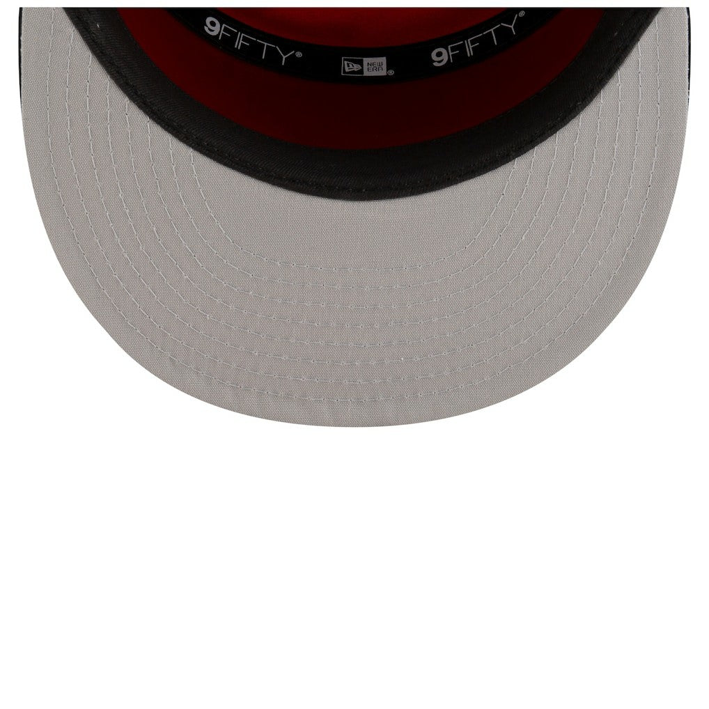 Chicago Bulls 2025 NBA Tip Off Split Panel 9FIFTY Snapback Hat White/Black