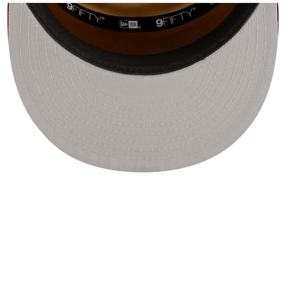 Cleveland Cavaliers 2025 NBA Tip Off Split Panel 9FIFTY Snapback Hat White/Wine