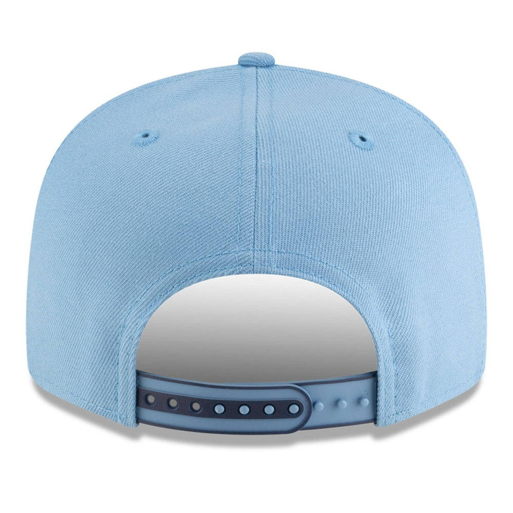 Memphis Grizzlies 2025 NBA Tip Off Split Panel 9FIFTY Snapback Hat White/Light Blue