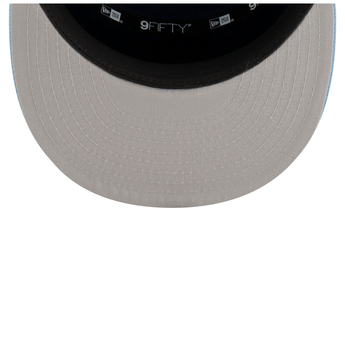 Memphis Grizzlies 2025 NBA Tip Off Split Panel 9FIFTY Snapback Hat White/Light Blue