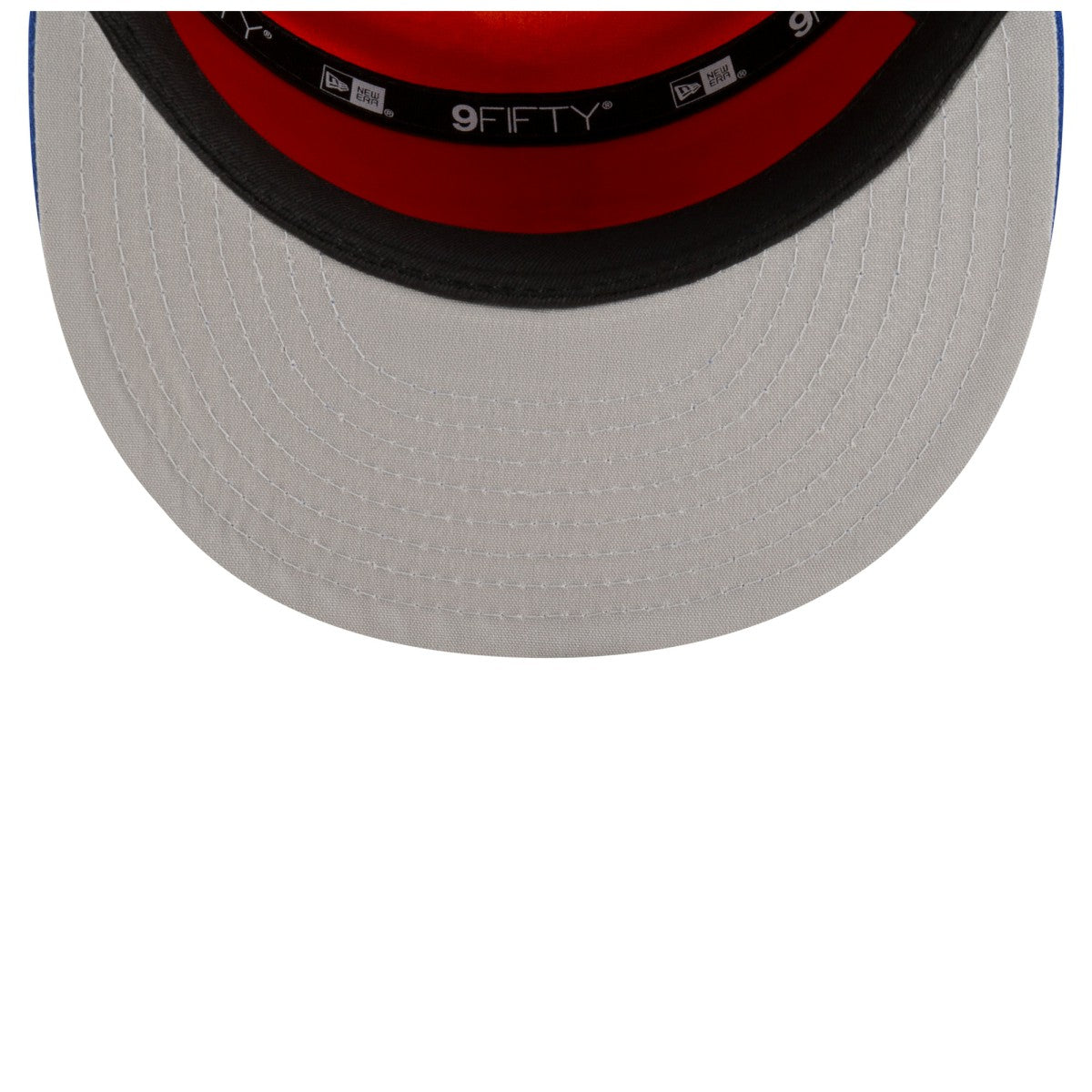 New York Knicks 2025 NBA Tip Off Split Panel 9FIFTY Snapback Hat White/Blue