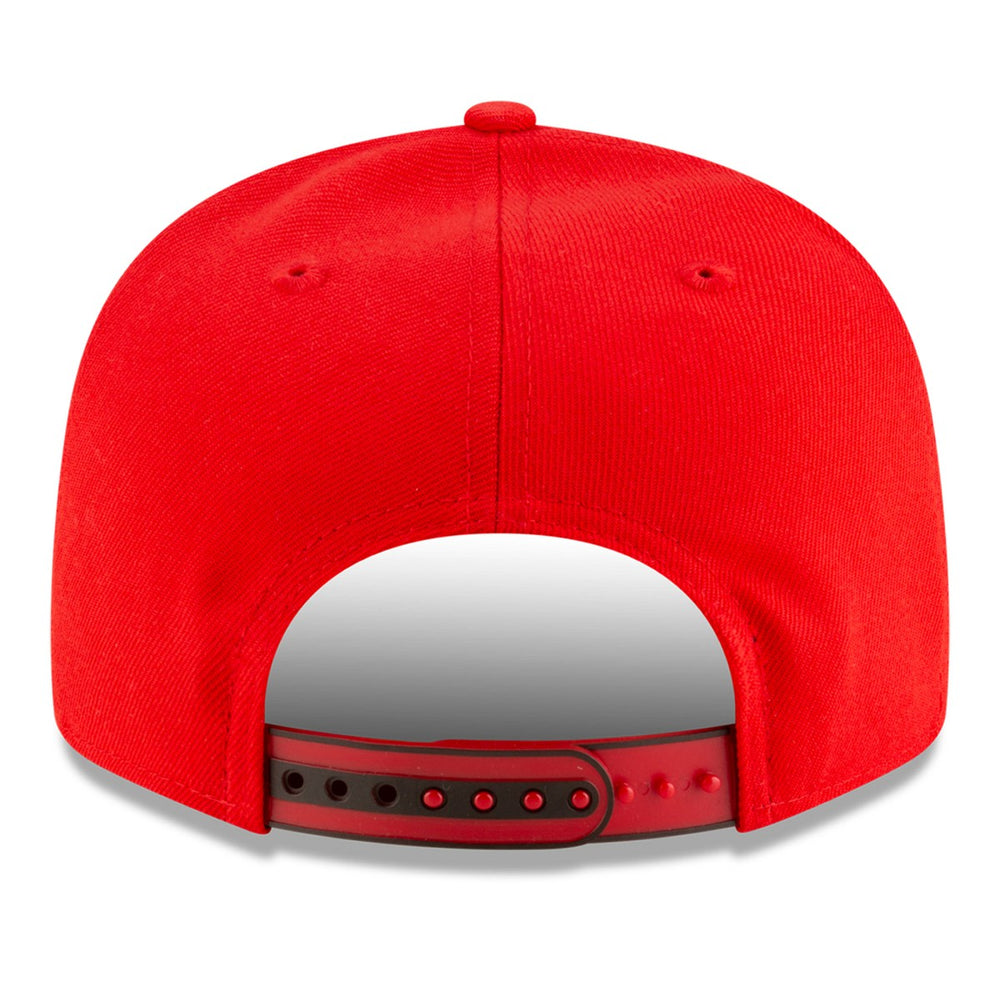 Toronto Raptors 2025 NBA Tip Off Split Panel 9FIFTY Snapback Hat White/Red