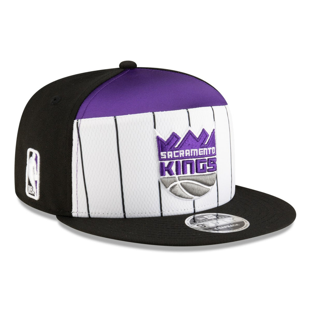 Sacramento Kings 2025 NBA Tip Off Split Panel 9FIFTY Snapback Hat White/Black