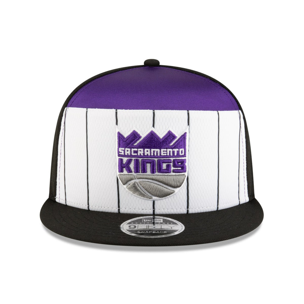 Sacramento Kings 2025 NBA Tip Off Split Panel 9FIFTY Snapback Hat White/Black