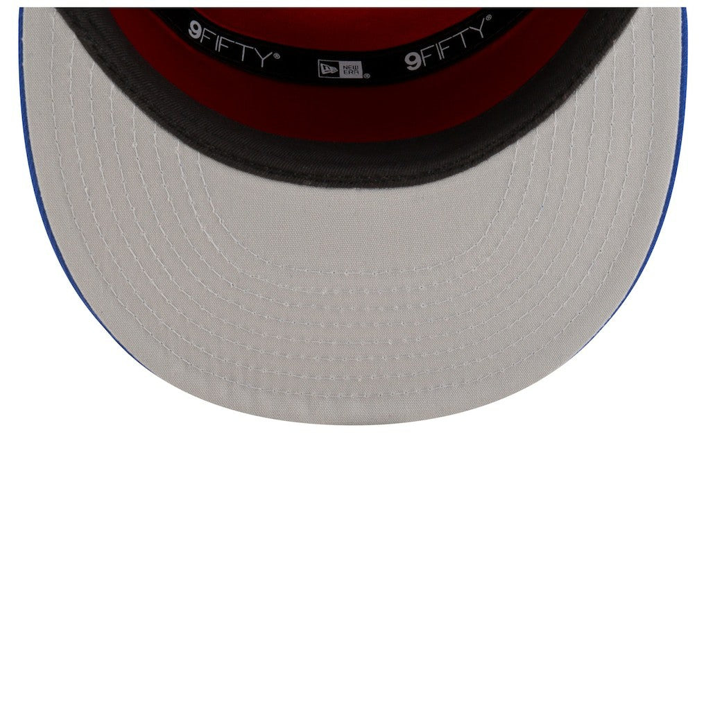 Philadelphia 76ers 2025 NBA Tip Off Split Panel 9FIFTY Snapback Hat White/Blue