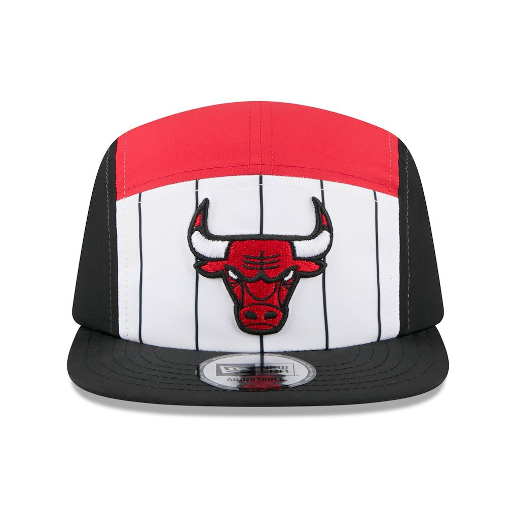 Chicago Bulls 2025 NBA Tip Off Camper Adjustable Hat White/Black