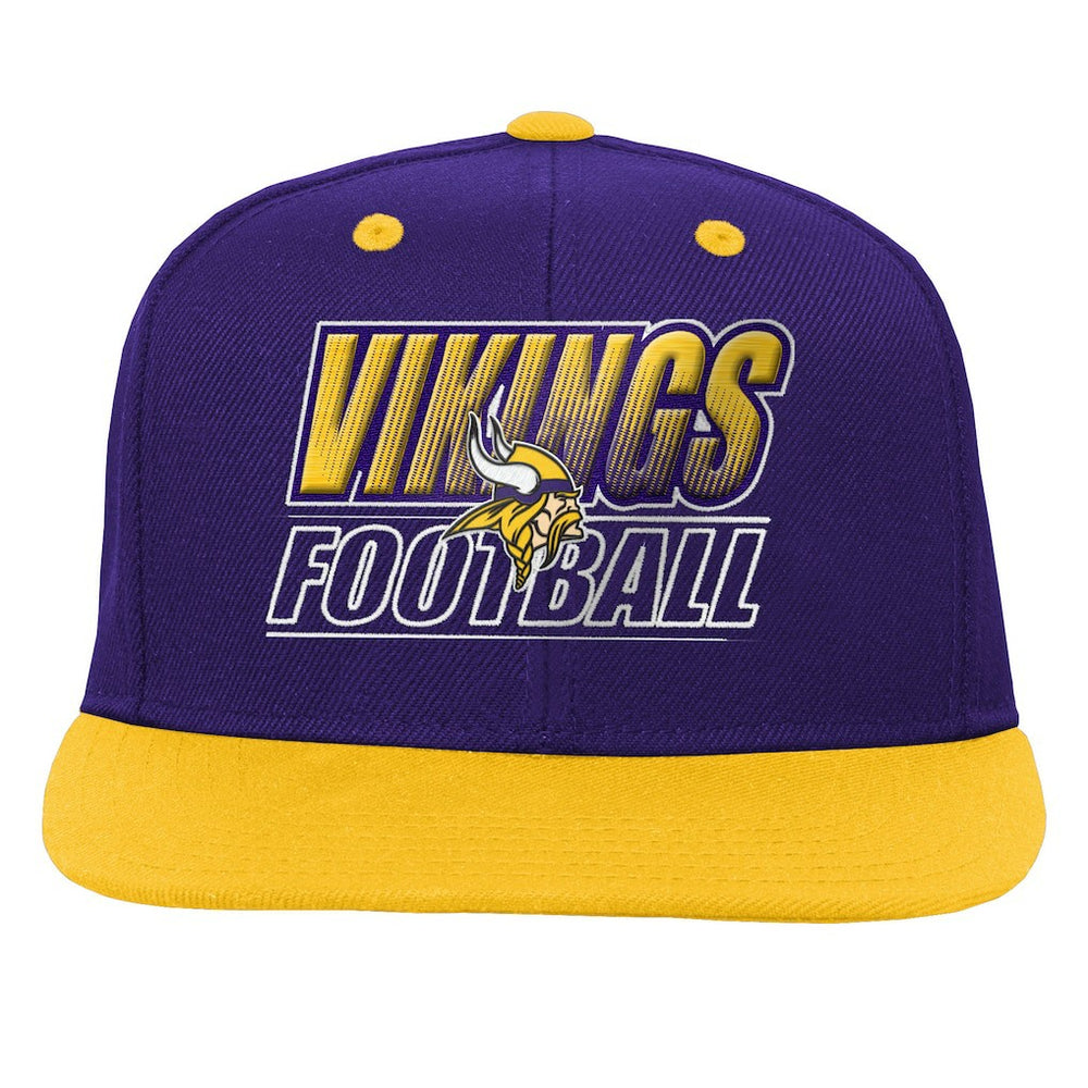 Minnesota Vikings Outerstuff Youth Team Gradient Deadstock Snapback Hat Purple