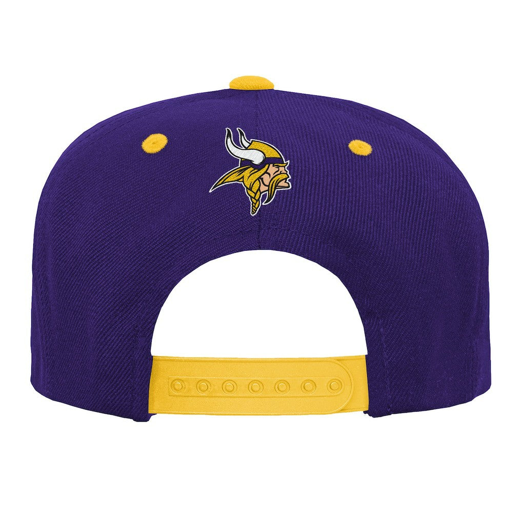 Minnesota Vikings Outerstuff Youth Team Gradient Deadstock Snapback Hat Purple