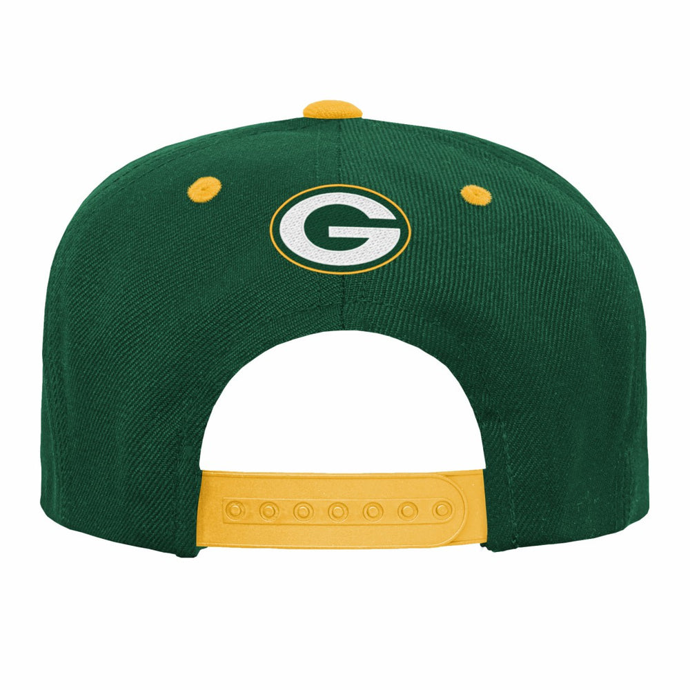 Green Bay Packers Outerstuff Youth Team Gradient Deadstock Snapback Hat Green