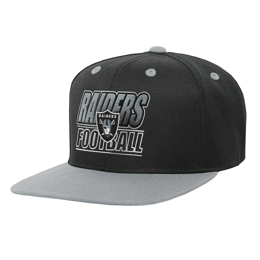 Las Vegas Raiders Outerstuff Youth Team Gradient Deadstock Snapback Hat Black