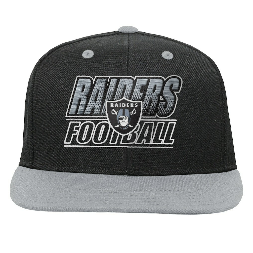 Las Vegas Raiders Outerstuff Youth Team Gradient Deadstock Snapback Hat Black