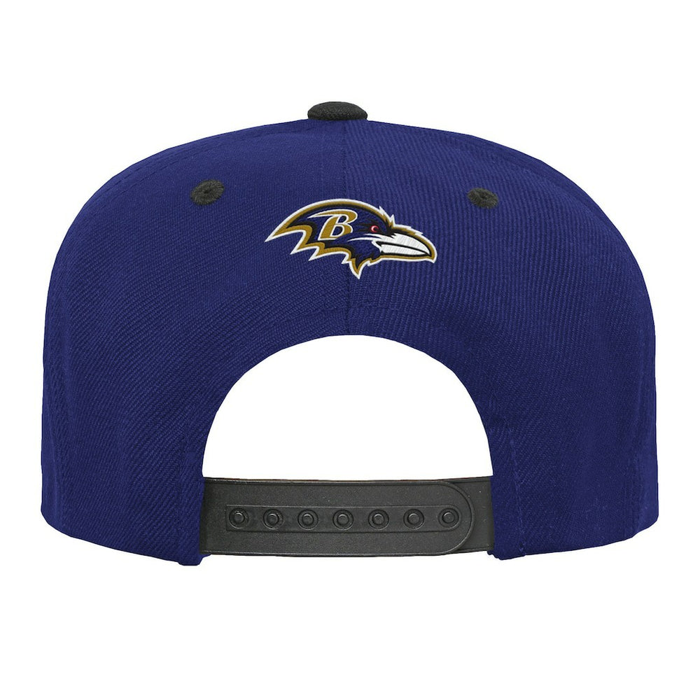 Baltimore Ravens Outerstuff Youth Team Gradient Deadstock Snapback Hat Purple