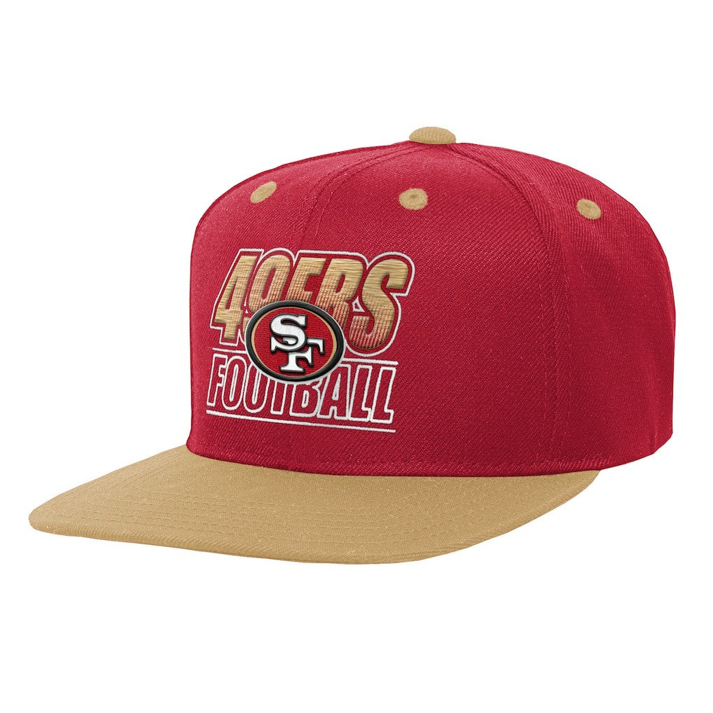 San Francisco 49ers Outerstuff Youth Team Gradient Deadstock Snapback Hat Scarlet