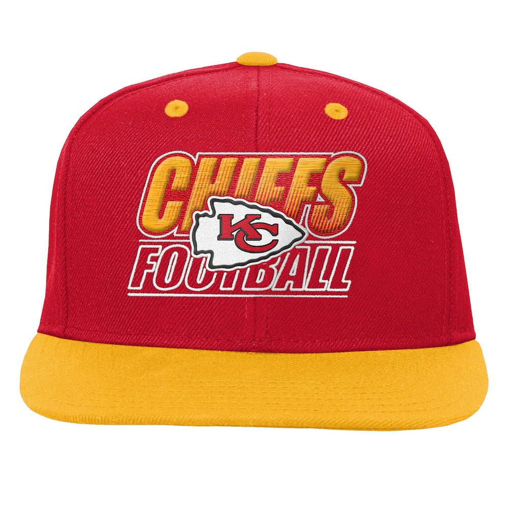 Kansas City Chiefs Outerstuff Youth Team Gradient Deadstock Snapback Hat Red
