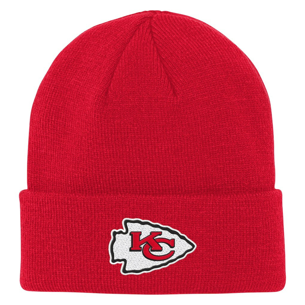 Kansas City Chiefs Outerstuff Youth Team Gradient Cuffed Knit Hat Red