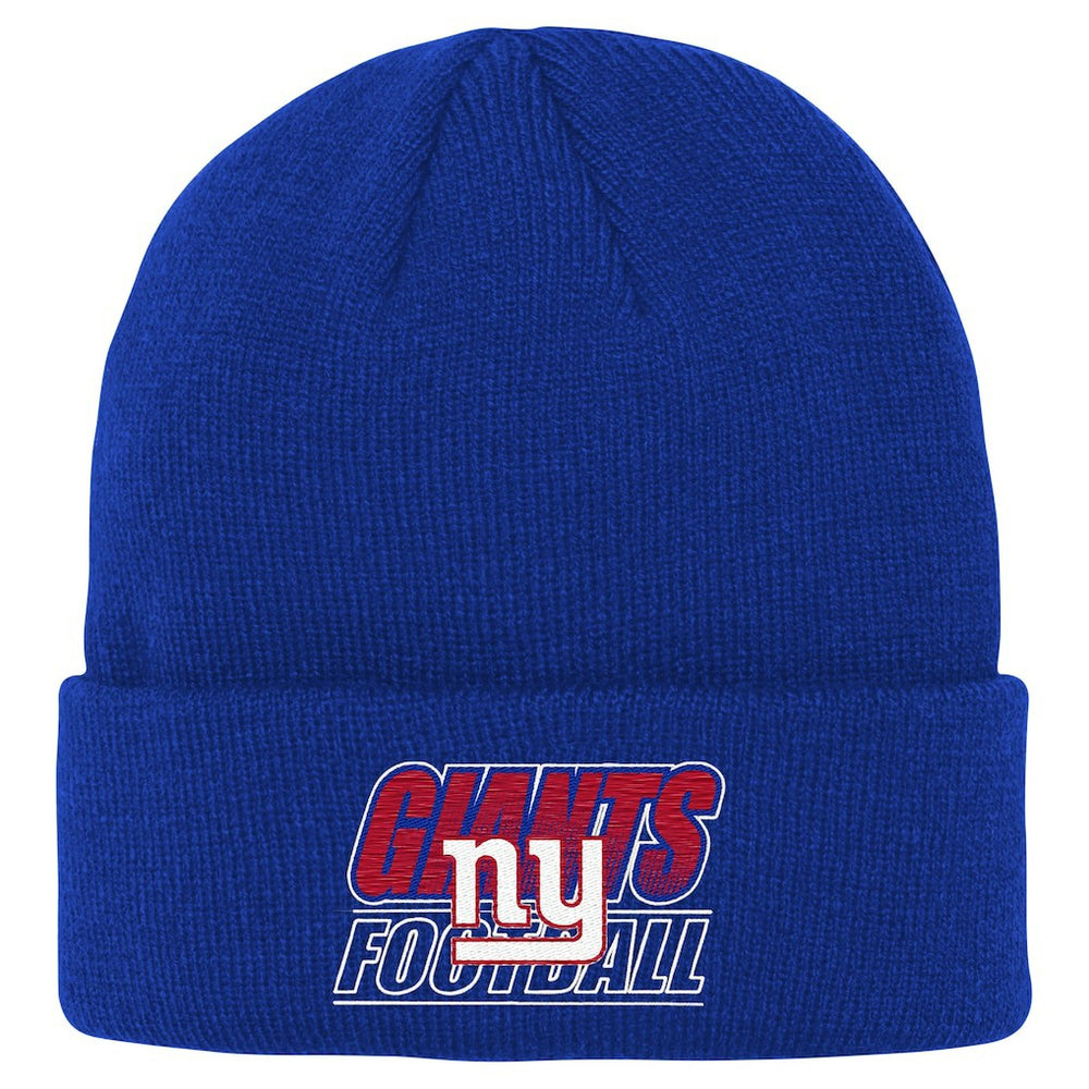New York Giants Outerstuff Youth Team Gradient Cuffed Knit Hat Royal