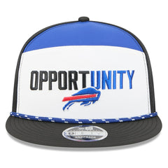 Buffalo Bills New Era 2025 Inspire Change Split Panel 9FIFTY Snapback Hat White/Black