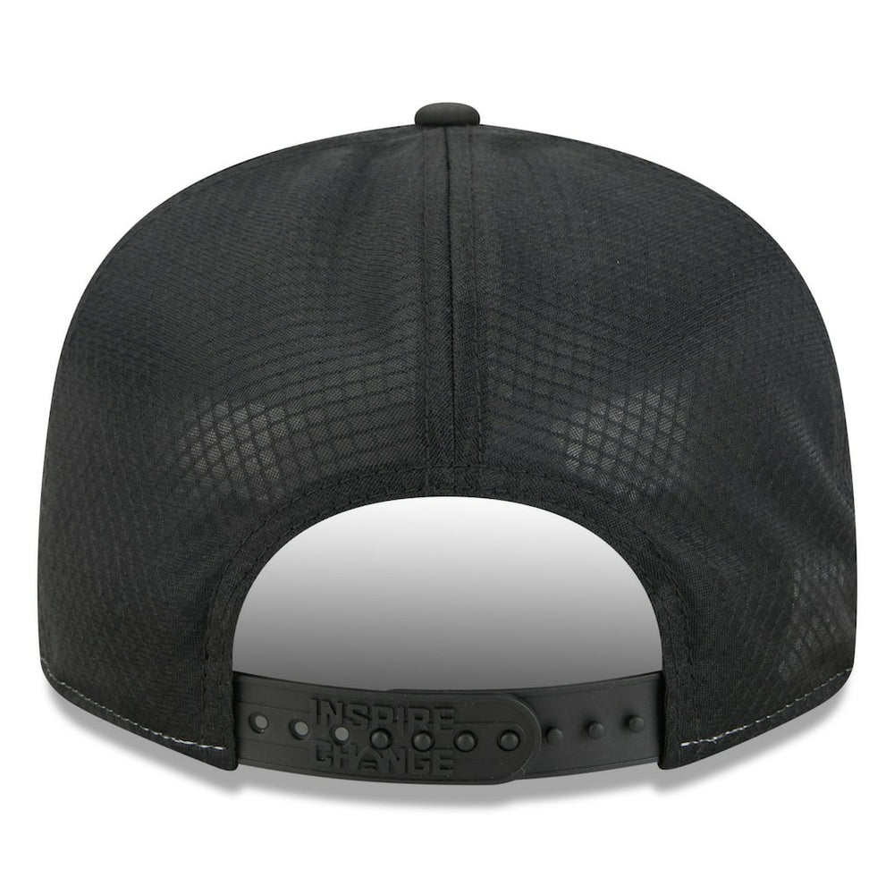 Miami Dolphins New Era 2025 Inspire Change Split Panel 9FIFTY Snapback Hat White/Black