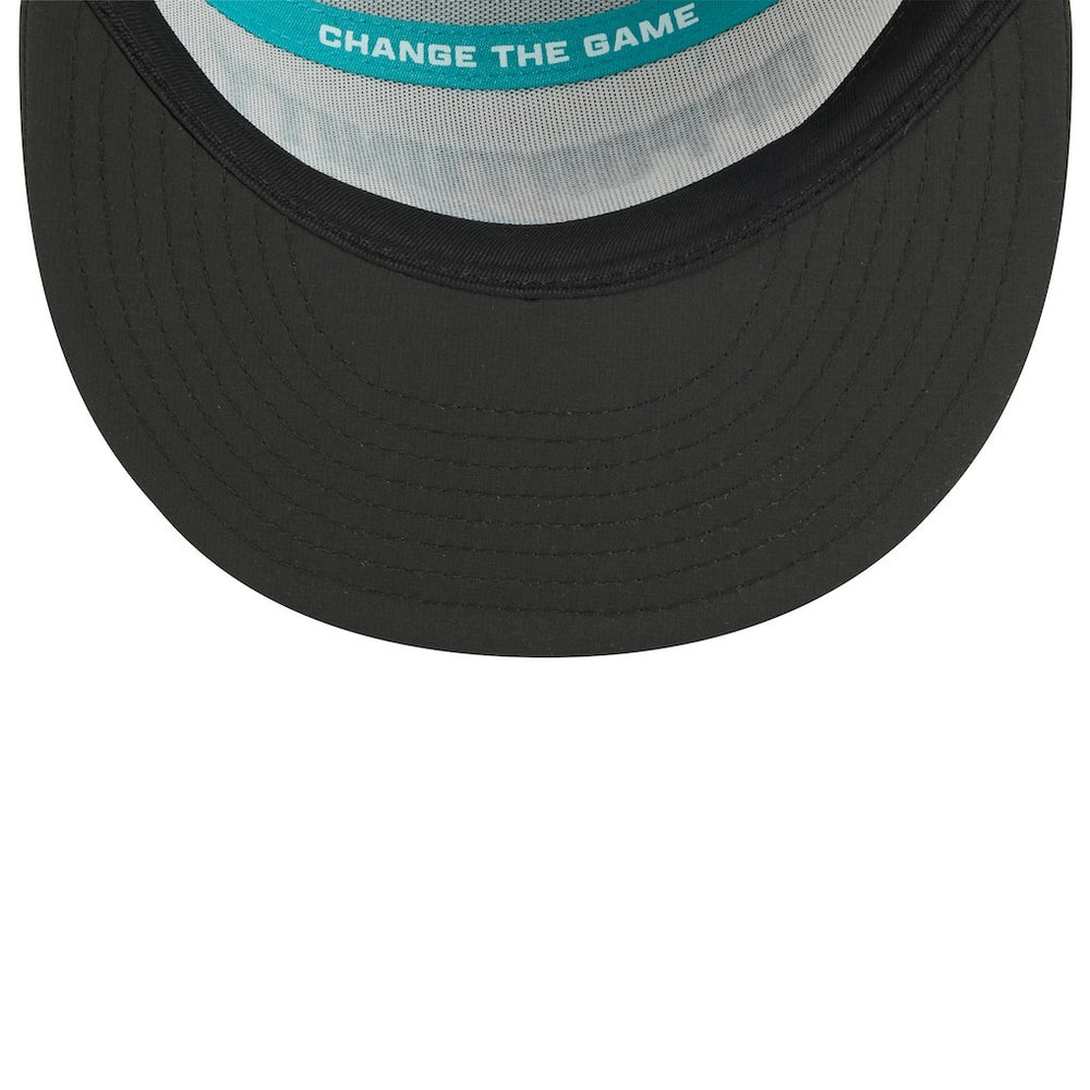 Miami Dolphins New Era 2025 Inspire Change Split Panel 9FIFTY Snapback Hat White/Black