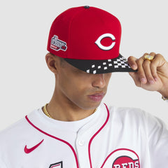 Cincinnati Reds New Era 2025 MLB Speedway Classic A-Frame 59FIFTY Fitted Hat - Red/Black Hats