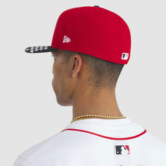 Cincinnati Reds New Era 2025 MLB Speedway Classic A-Frame 59FIFTY Fitted Hat - Red/Black Hats