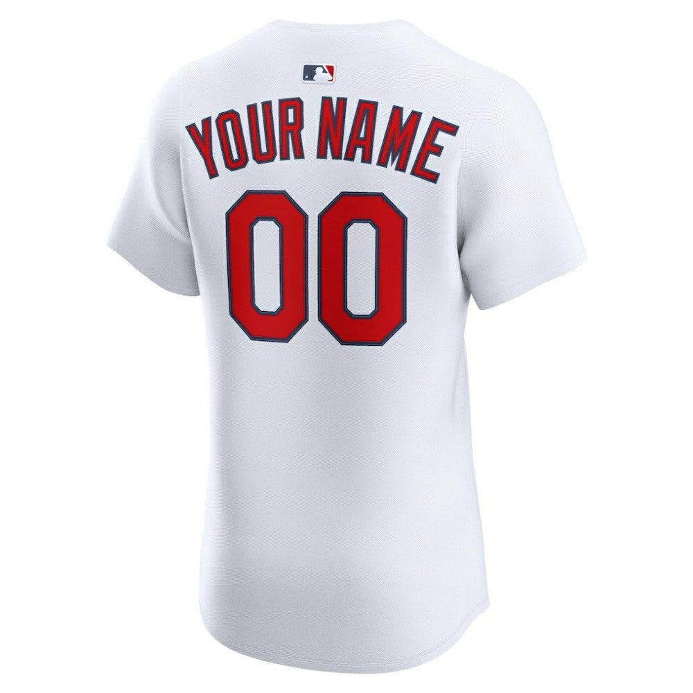 St. Louis Cardinals Nike Home Elite Custom Jersey - White Jerseys
