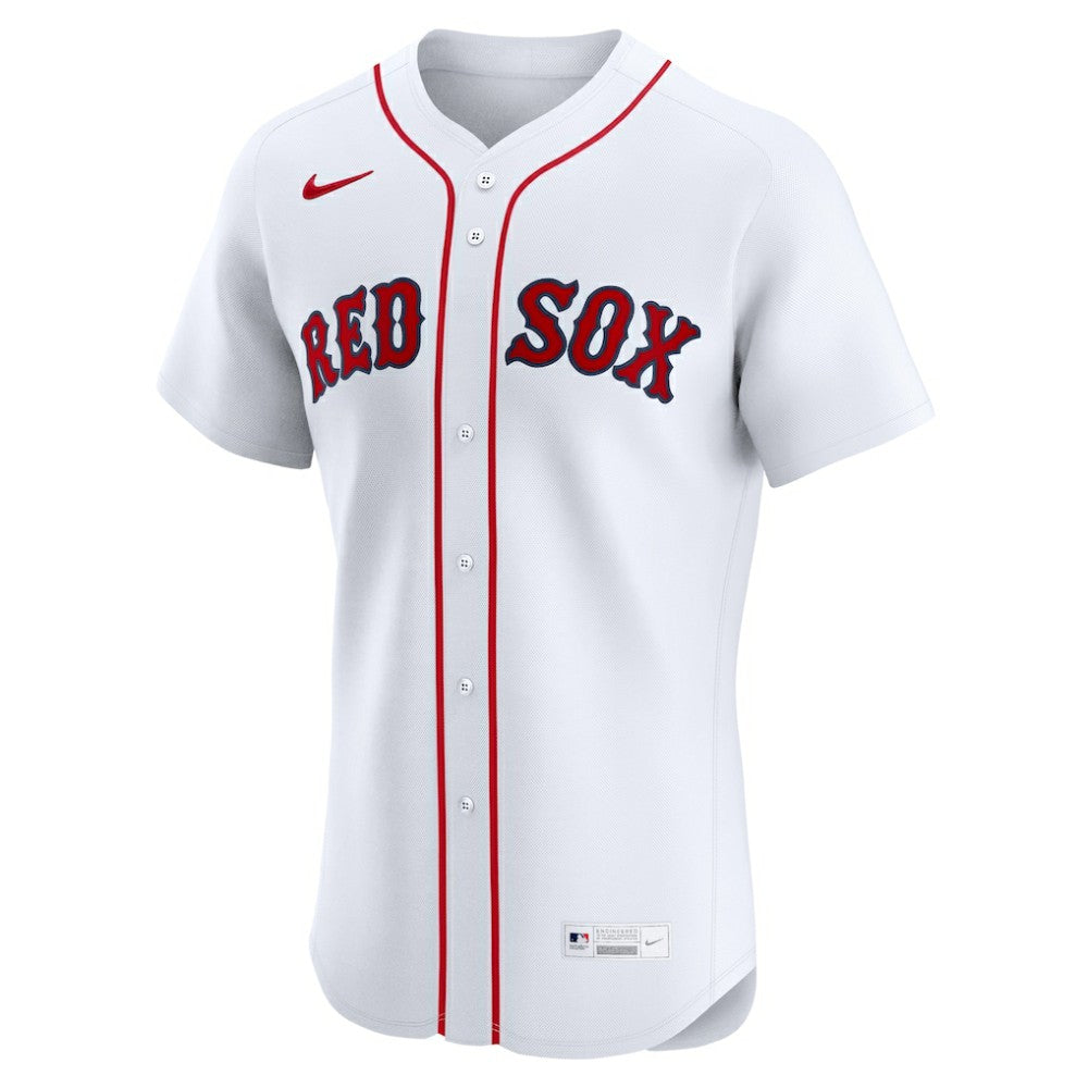 Boston Red Sox Nike Home Elite Custom Jersey - White Jerseys