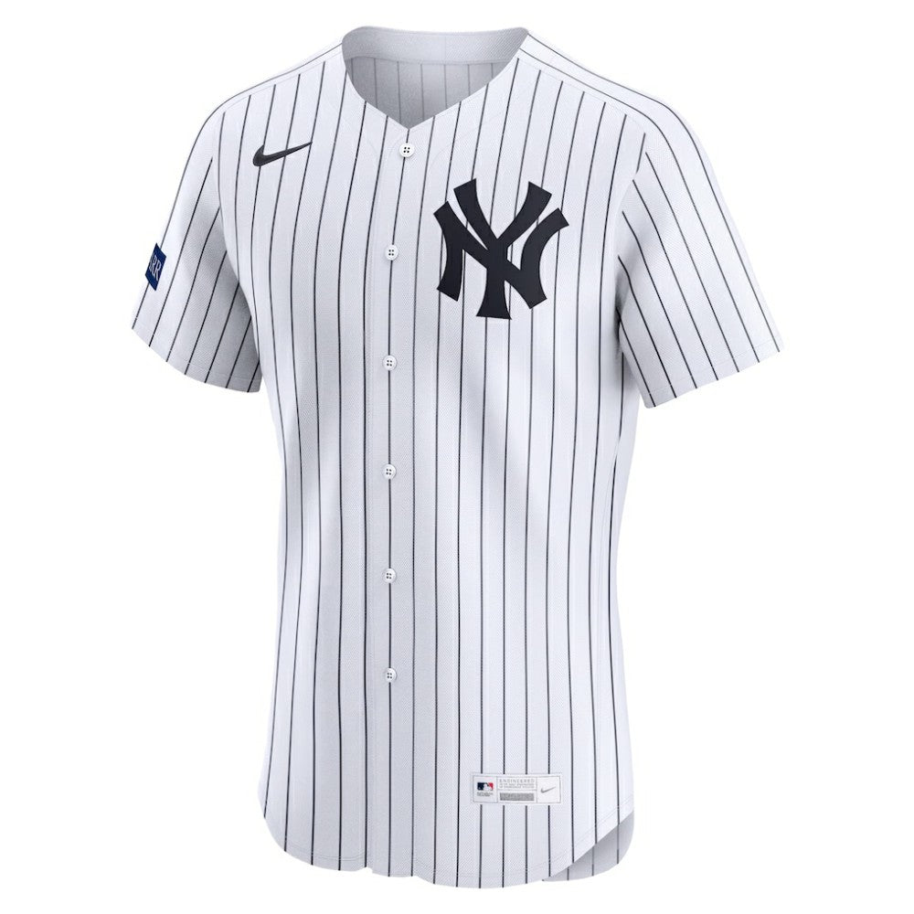 New York Yankees Nike Home Elite Sponsor Patch Pick-A-Player Retired Roster Jersey - White Jerseys