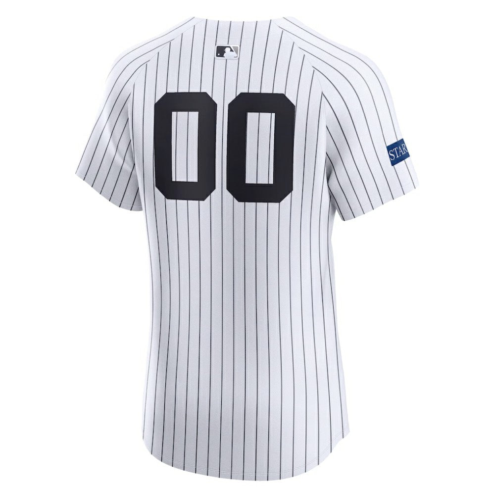 New York Yankees Nike Home Elite Sponsor Patch Pick-A-Player Retired Roster Jersey - White Jerseys