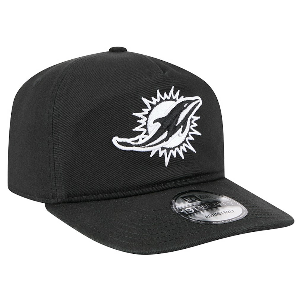 Miami Dolphins New Era 19TWENTY Adjustable Hat Black/White