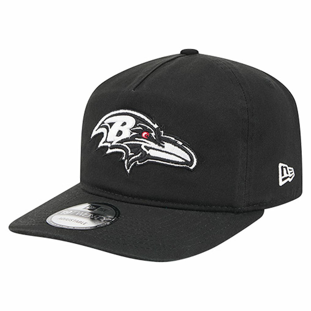 Baltimore Ravens New Era 19TWENTY Adjustable Hat Black/White