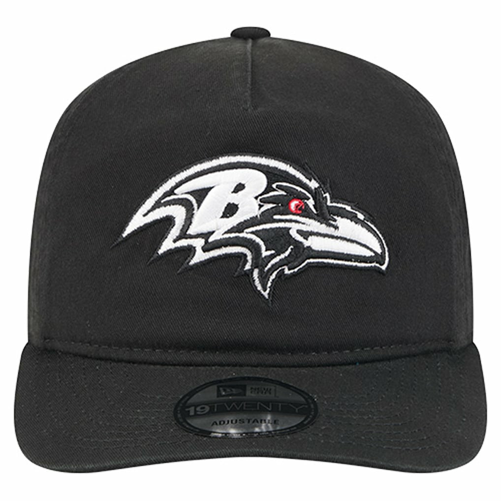 Baltimore Ravens New Era 19TWENTY Adjustable Hat Black/White