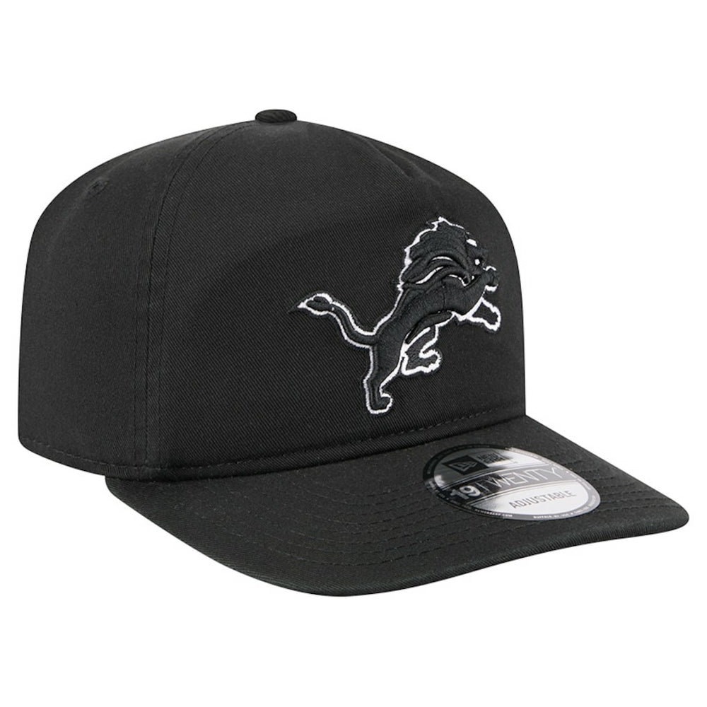 Detroit Lions New Era 19TWENTY Adjustable Hat Black/White