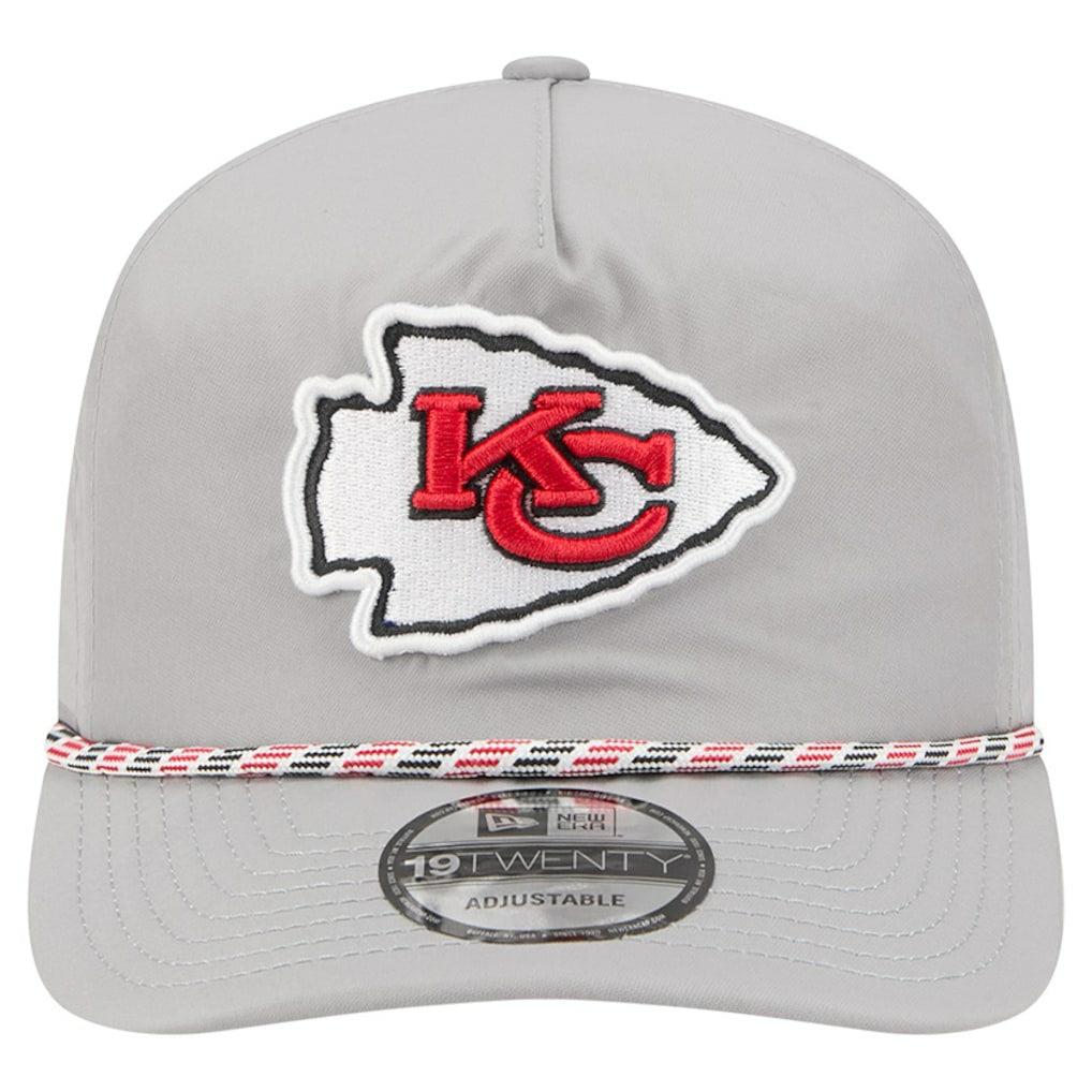Kansas City Chiefs New Era Rope 19TWENTY Hat Gray